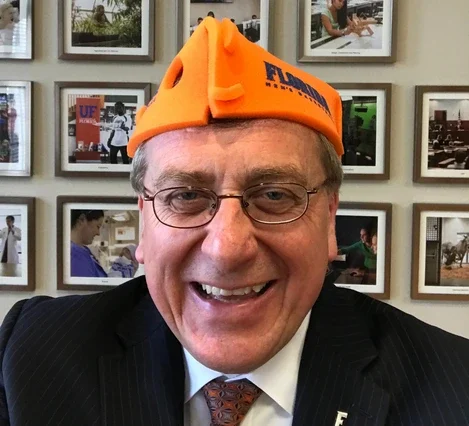 President Fuchs in a Funny Hat