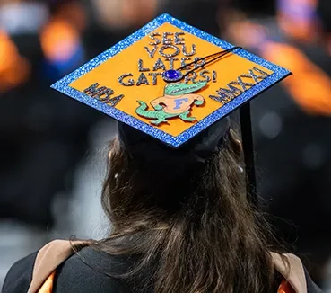 decorated graduation cap