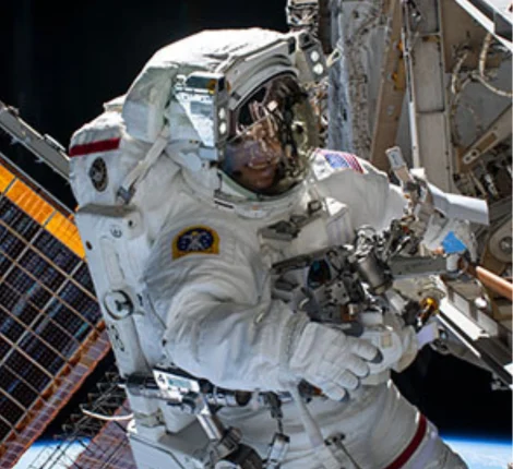 Astronaut in space.