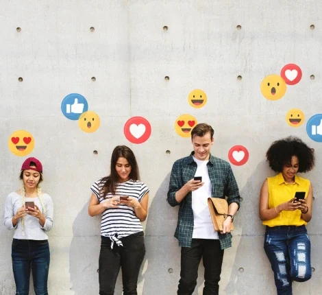 Twitter Users Engage More with Factual Discourse than Misinformation A group of people using their phone for social media