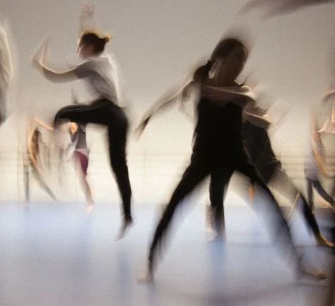 Dancers in motion.