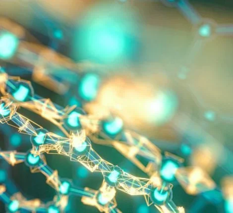 advanced materials plastic (1) A close up image of plastic particles.